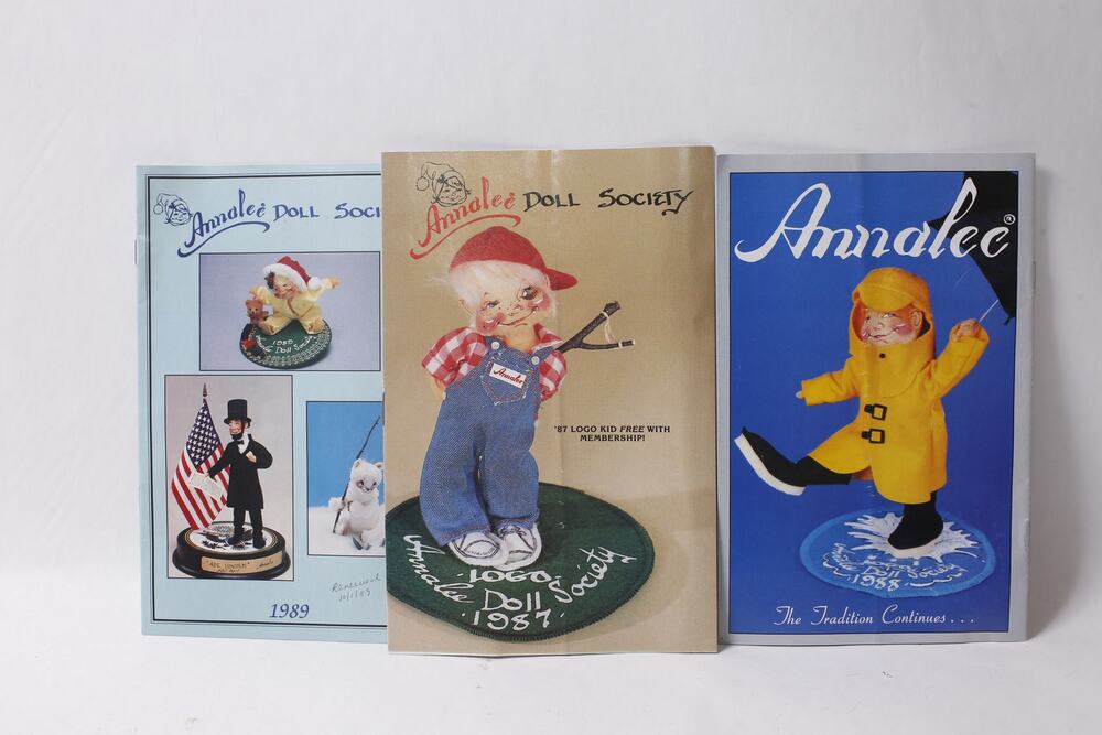 1980s Annalee Doll Society Catalog Lot Vintage Toy Advertisement ~260909-WH 1145